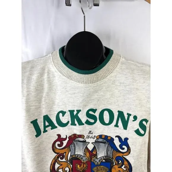 VTG 90s Jackson's Pub Co. Wicklow Ireland Crewneck Sweatshirt Men's LARGE New